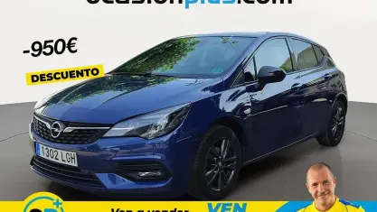 Usado Opel Astra S 110 CV (80 kW) 2020 Azul Utilitario