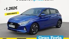 Azul Usado 2021 Hyundai i20 Berlina | 13.890 € (Precio justo)