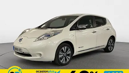 Usado Nissan Leaf Tekna 80 kW (109 CV) 2014 Blanco Utilitario