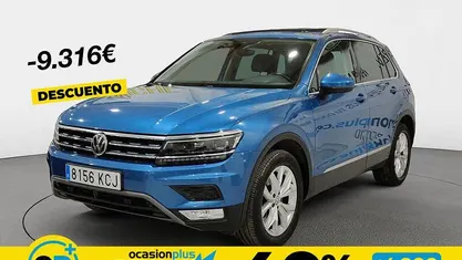 Usado VW Tiguan Sportline 180 CV (132 kW) 2017 Azul SUV