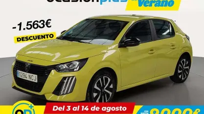 Usado Peugeot 208 Style 110 CV (80 kW) 2025 Amarillo Utilitario