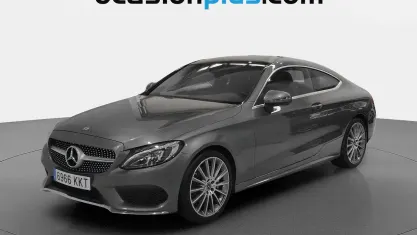 Usado Mercedes C200 AMG 184 CV (135 kW) 2018 Gris Coupe