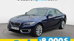 Azul Usado 2015 BMW 220 Coupe | 19.700 € (Precio justo)