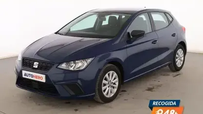 Usado Seat Ibiza Reference 95 CV (69 kW) 2018 Azul Utilitario