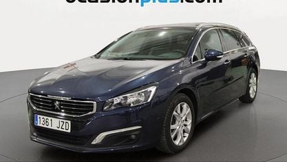 Usado Peugeot 508 SW Allure 150 CV (110 kW) 2017 Azul Familiar