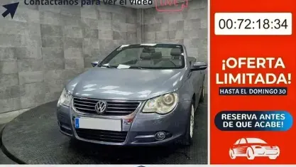 Usado VW Eos 140 CV (102 kW) 2010 Gris Descapotable