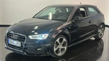 Brugt Audi A3 S-Line 110 HK (80 kW) 2016 Sort Hatchback