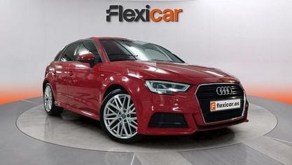 Usado Audi A3 S-Line 150 CV (110 kW) 2018 Rojo Berlina