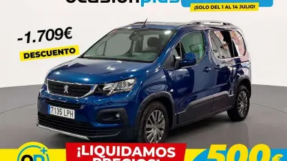 Usado Peugeot Rifter Allure 110 CV (80 kW) 2021 Azul Monovolumen