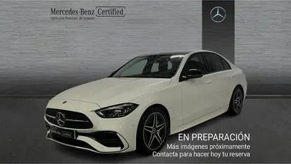 Usado Mercedes C220 AMG line 200 CV (147 kW) 2022 Blanco Berlina