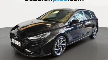 Usado Hyundai i30 N Line 160 CV (117 kW) 2022 Negro Utilitario