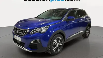 Usado Peugeot 3008 Allure 120 CV (88 kW) 2017 Azul SUV