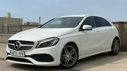 Usado Mercedes A180 109 CV (80 kW) 2017 Blanco Utilitario