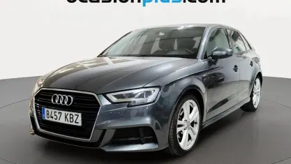 Usado Audi A3 Sportback S-Line 150 CV (110 kW) 2017 Gris Utilitario