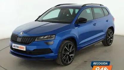 Occasion Skoda Karoq SportLine 150 ch (110 kW) 2021 Bleue SUV