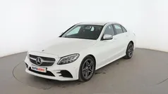 Blanco Usado 2018 Mercedes C220 AMG line Berlina | 28.199 € (Precio justo)