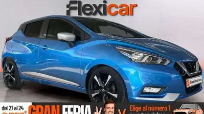 Usado Nissan Micra S 90 CV (66 kW) 2017 Azul Utilitario