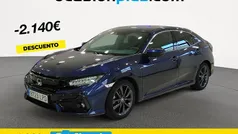 Azul Usado 2021 Honda Civic Elegance Berlina | 22.150 € (Precio justo)