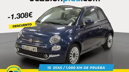 Usado Fiat 500 Dolcevita 70 CV (51 kW) 2022 Azul Descapotable