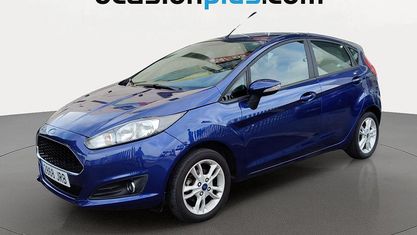 Usado Ford Fiesta Trend 82 CV (60 kW) 2016 Azul Utilitario