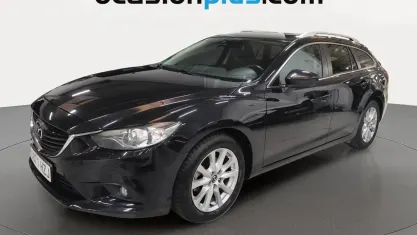 Usado Mazda 6 Style+ 150 CV (110 kW) 2014 Negro Familiar