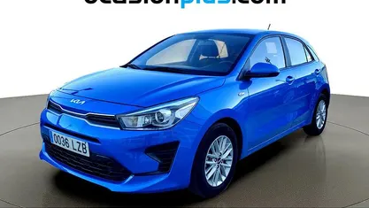 Usado Kia Rio 100 CV (73 kW) 2022 Azul Utilitario