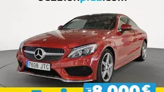 Rojo Usado 2016 Mercedes C220 AMG Coupe | 25.990 € (Precio justo)