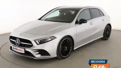 Usado Mercedes A200 AMG line 150 CV (110 kW) 2021 Gris Berlina