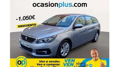 Usado Peugeot 308 SW Active 131 CV (96 kW) 2018 Gris Familiar