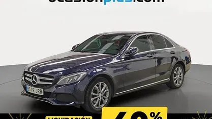 Azul Usado 2016 Mercedes C220 Berlina | 19.899 € (Buen precio)