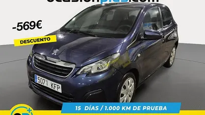 Azul Usado 2017 Peugeot 108 Active Utilitario | 7131 € (Precio justo)