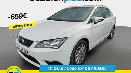 Usado Seat Leon Style 105 CV (77 kW) 2015 Blanco Utilitario