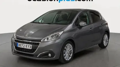 Usado Peugeot 208 Signature Sky 99 CV (72 kW) 2019 Gris Utilitario