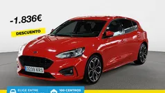 Rojo Usado 2018 Ford Focus ST-Line Berlina | 17.090 € (Precio justo)