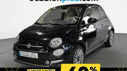 Negro Usado 2016 Fiat 500 Lounge Utilitario | 6850 € (Precio justo)