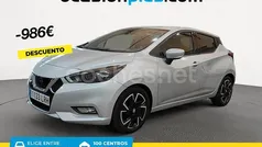 Gris / plata Usado 2021 Nissan Micra Acenta Utilitario | 10.850 € (Precio justo)