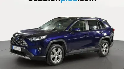 Occasion Toyota RAV4 Hybrid Luxury 218 PK (160 kW) 2019 Blauw SUV