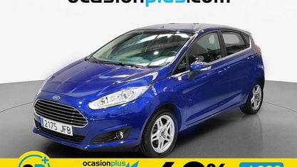 Brugt Ford Fiesta Titanium 101 HK (74 kW) 2015 Blå Hatchback