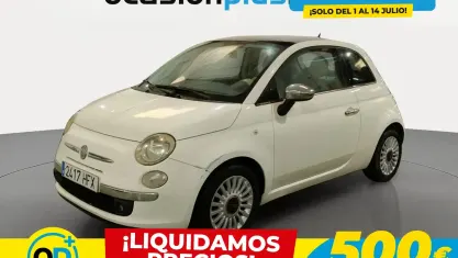 Usado Fiat 500 Lounge 69 CV (50 kW) 2011 Blanco Utilitario