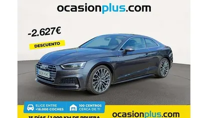 Gris Usado 2018 Audi A5 S-Line Coupe | 24.910 € (Buen precio)