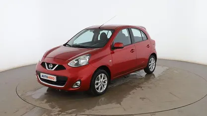 Rojo Usado 2017 Nissan Micra Acenta Berlina | 8299 € (Precio justo)