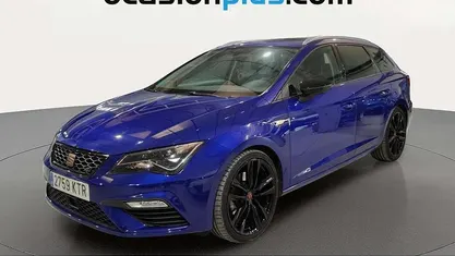 Usado Seat Leon FR 190 CV (139 kW) 2019 Azul Monovolumen