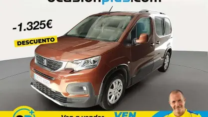Usado Peugeot Rifter Allure 100 CV (73 kW) 2018 Marrón Monovolumen