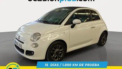 Käytetty Fiat 500 S 69 HP (50 kW) 2015 Valkoinen Avoauto