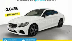 Blanco Usado 2019 Mercedes C220 Coupe | 33.090 € (Precio justo)