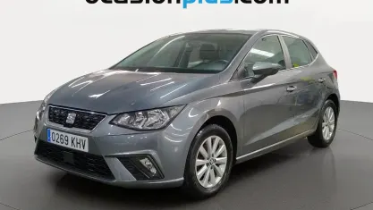 Usado Seat Ibiza Style 75 CV (55 kW) 2018 Gris Utilitario