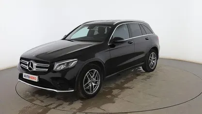 Usado Mercedes GLC250 AMG line 210 CV (154 kW) 2018 Negro SUV