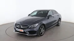 Gris Usado 2014 Mercedes C220 AMG line Berlina | 17.899 € (Precio justo)