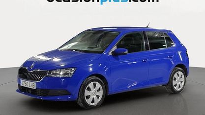 Usado Skoda Fabia 60 HP (44 kW) 2020 Azul Citadino