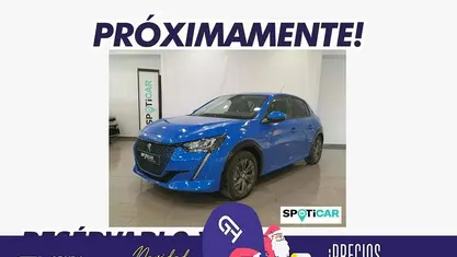 Käytetty Peugeot e-208 Allure 100 kW (136 HP) 2022 Sininen Viistoperä